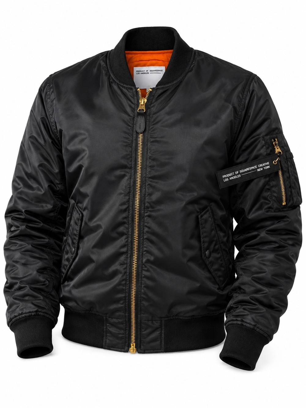 Rare Alpha Industries x Squarespace Creative MA-1 Bomber Jacket Small